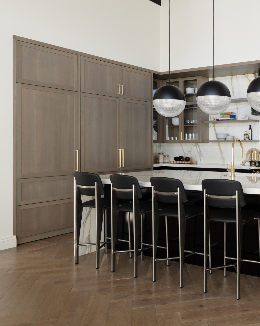 Matching French White Oak Floors to Cabinets, Walls, and Interior Design