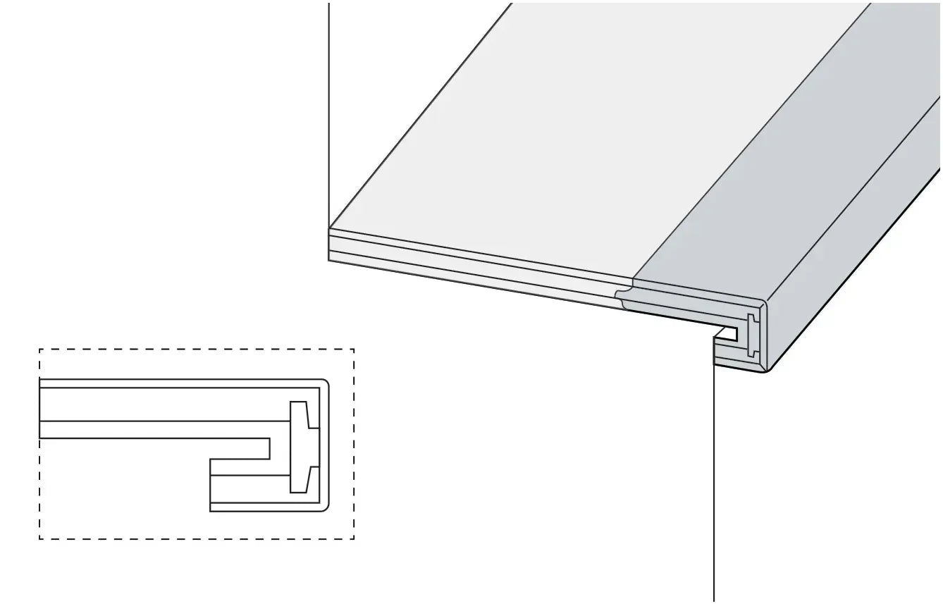 Moniker Stair Nose 3/4 Character